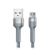 Кабель Remax Jany Series USB - micro USB, 1m Silver (RC-124m)