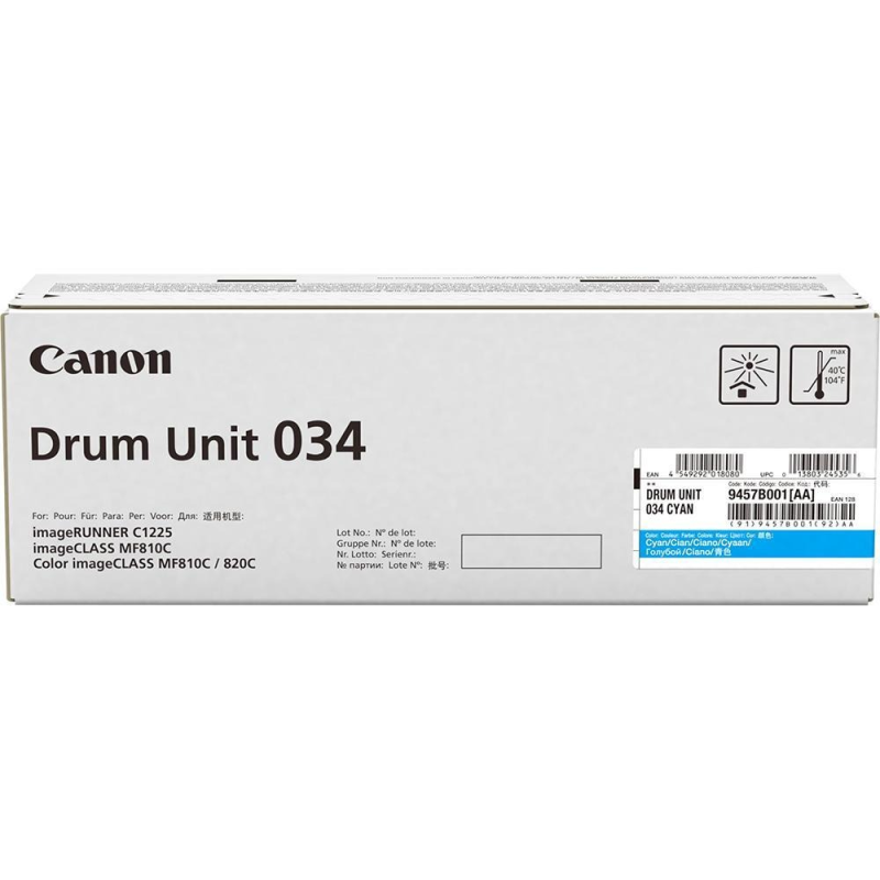 Драм-юнiт Canon (C-EXV034) C1225iF/C1225 (9457B001AA) Cyan