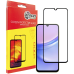 Захисне скло Dengos для Samsung Galaxy A15 4G SM-A155 Black Full Glue (TGFG-335)