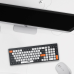 Клавіатура бездротова OfficePro SK985BO Bluetooth Black/White