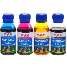 Комплект чорнил WWM Epson L110/210/355 B/C/M/Y (E64SET4-2) 4*100г