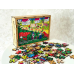 Пазл дерев`яний UkrainianPuzzles Сонце низенько, трактор близенько Марія Примаченко