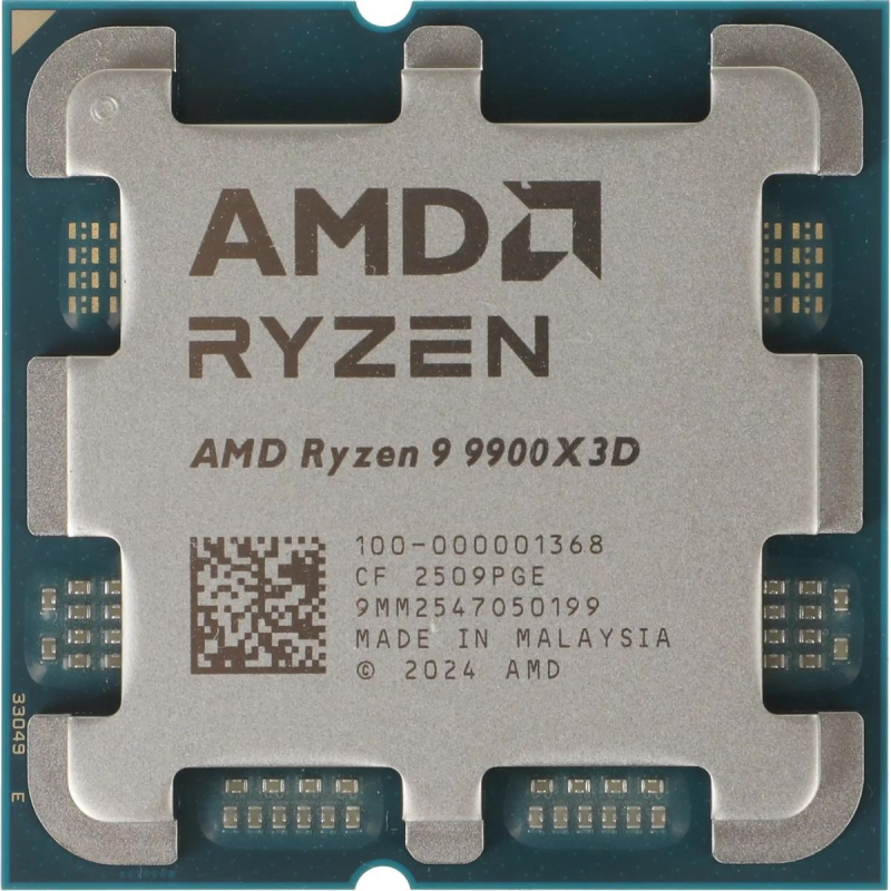 Процесор AMD Ryzen 9 9900X3D (4.4GHz 128MB 120W AM5) Tray (100-000001368)