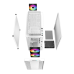 Корпус DeepCool CC360 White ARGB (R-CC360-WHAPM3-G-1) без БЖ