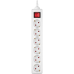 Фільтр живлення REAL-EL RS-6 Protect M 5м White (EL122300035)