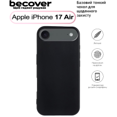 Чохол-накладка BeCover для Apple iPhone 17 Air Black (713758)