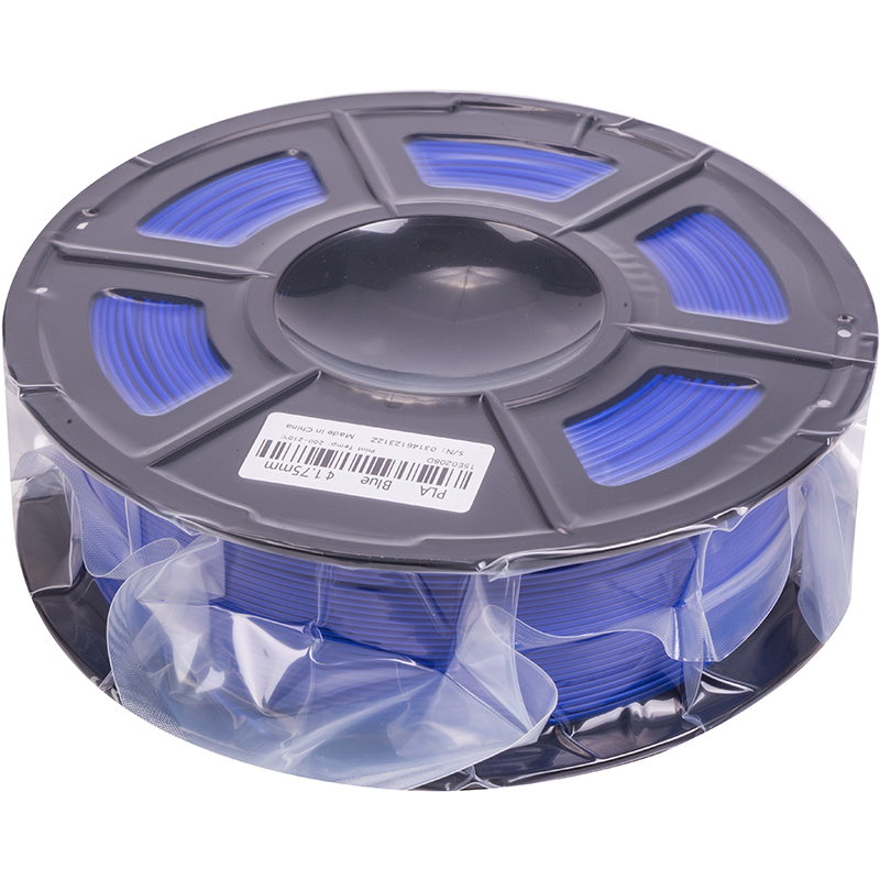 PLA-пластик PowerPlant Filament для 3D-принтера 1.75 мм 1 кг, синій (PT812943)