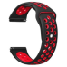 Ремінець BeCover Nike Style для Amazfit Stratos 1/2/2S/3/GTR 2/GTR 47mm/GTR Lite 47mm/Nexo/Pace Black-Red (705812)