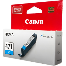 Картридж Canon (CLI-471) Pixma MG5740/MG6840 Cyan (0401C001)
