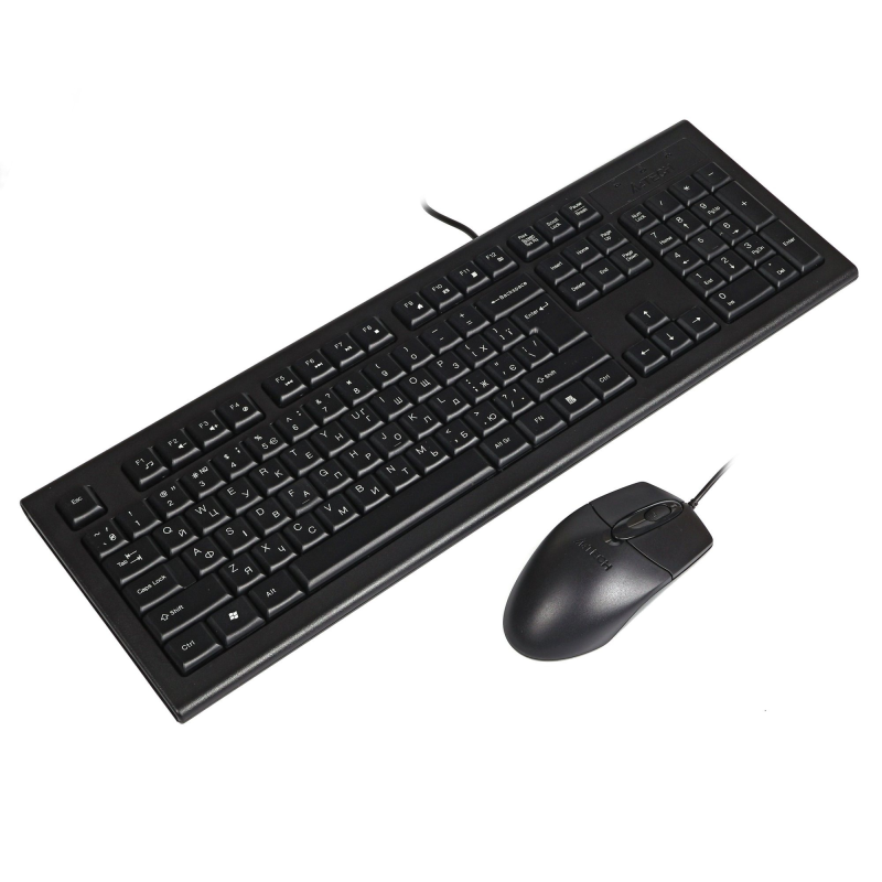 Комплект (клавіатура, миша) A4Tech KR-8572 Black