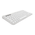 Клавiатура бездротова Logitech Pebble Keys 2 K380s White (920-011852)