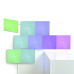 Розумна система освітлення Nanoleaf Canvas Smarter Kit Apple HomeKit, 9 шт. (NL29-0002SW-9PK)