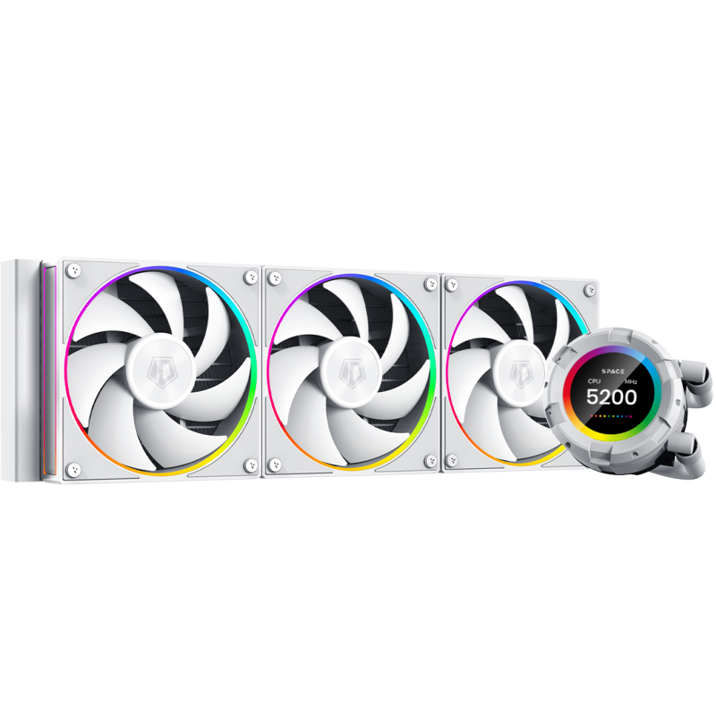 Система водяного охолодження ID-Cooling Space LCD SL360 White