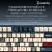 Клавіатура бездротова GamePro Asgard Ragnar Keychron Super Red Switch Blue (MK285BL)