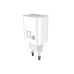 Мережевий зарядний пристрій Sigma mobile X-power 33W GaN, PD, QC (1xUSB-C + 1xUSB-A) White (PS33-01)