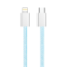 Кабель ColorWay Lightning + USB Type-C (M/M), 3.0 А, 1 м, Blue (CW-CBPDCL061-BL)