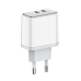 Мережевий зарядний пристрій ColorWay Power Delivery Port PPS USB (Type-C PD + Type-C PD) (40W) White (CW-CHS048PD-WT)
