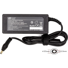 Блок живлення PowerPlant для ноутбука Asus 220V, 19V 65W 3.42A, 5.5x2.5 (AS65F5525)