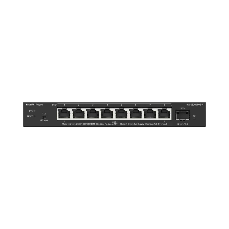 Комутатор Ruijie Reyee RG-ES209MG-P