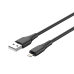 Кабель ColorWay USB - Lightning (M/M), textured PVC, 3А, 1 м, Black (CW-CBUL094-BK)