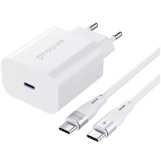 Мережевий зарядний пристрій Proove Rapid 20W White (WCRP20012102) + кабель Lightning