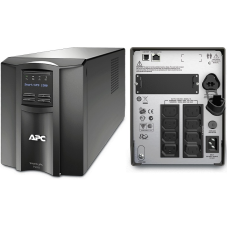 Джерело безперебійного живлення APC Smart-UPS 1500VA LCD, Lin.int., AVR, 8 х IEC, SmartSlot, USB, RJ-45, метал (SMT 1500I)