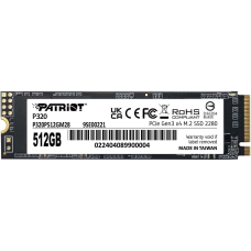 Накопичувач SSD  512GB Patriot P320 M.2 2280 PCIe 3.0 x4 NVMe 3D NAND (P320P512GM28)