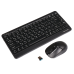 Комплект (клавіатура, миша) бездротовий A4Tech FG1112 Black
