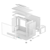 Корпус DeepCool CH160 Plus White (R-CH160-WHNGM0-G) без БЖ