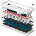 Клавіатура GamePro Genesis Warden MK160BL White