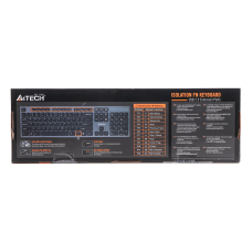 Клавiатура A4Tech KV-300H Grey/Black