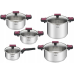 Набір посуду Tefal Cook&Clip 10 предметів (G723SA74)