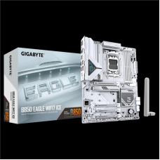 Материнська плата GIGABYTE B850 EAGLE WF7 ICE sAM5 B850 4xDDR5 M.2 HDMI DP Wi-Fi BT ATX білий