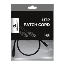 Патч-корд UTP Cablexpert (PP12-0.5M/BK) літий, 50u 
