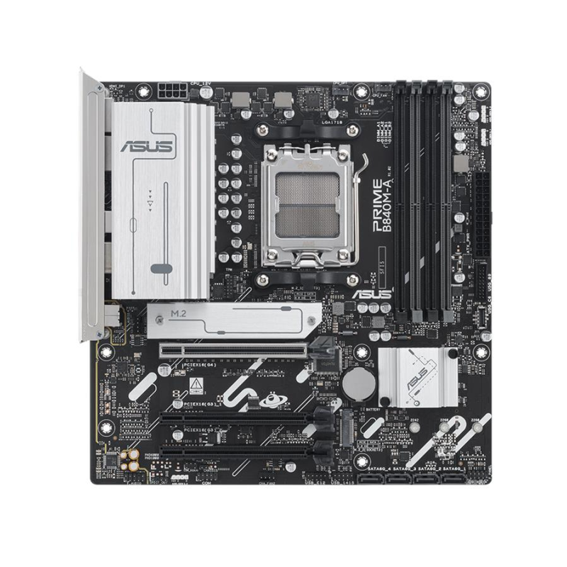 Материнcька плата ASUS PRIME B840M-A-CSM sAM5 B840 4xDDR5 M.2 HDMI DP mATX CSM