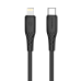 Кабель ColorWay USB Type-C - Lightning (M/M), textured PVC, 3А, 2 м, Black (CW-CBPDCL095-BK)