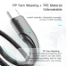 Кабель Essager Rousseau USB - USB Type-C (M/M), 1 м Black (EXCT-LS01)