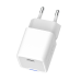 Мережевий зарядний пристрій ColorWay GaN Mini 20W PD Port PPS USB-C White (CW-CHS059PD-WT)
