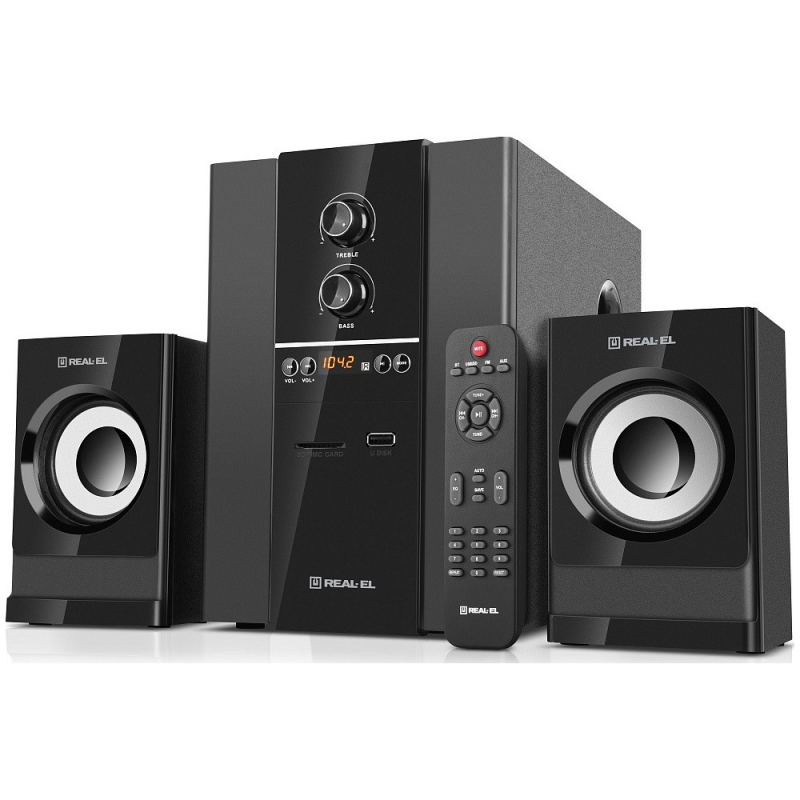 Акустична система REAL-EL M-355 Black