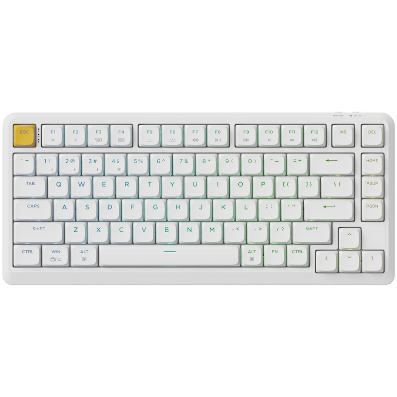 Клавіатура бездротова Keychron J1, K Pro Brown, Hot-Swap, RGB White (J1-Q3-UA)