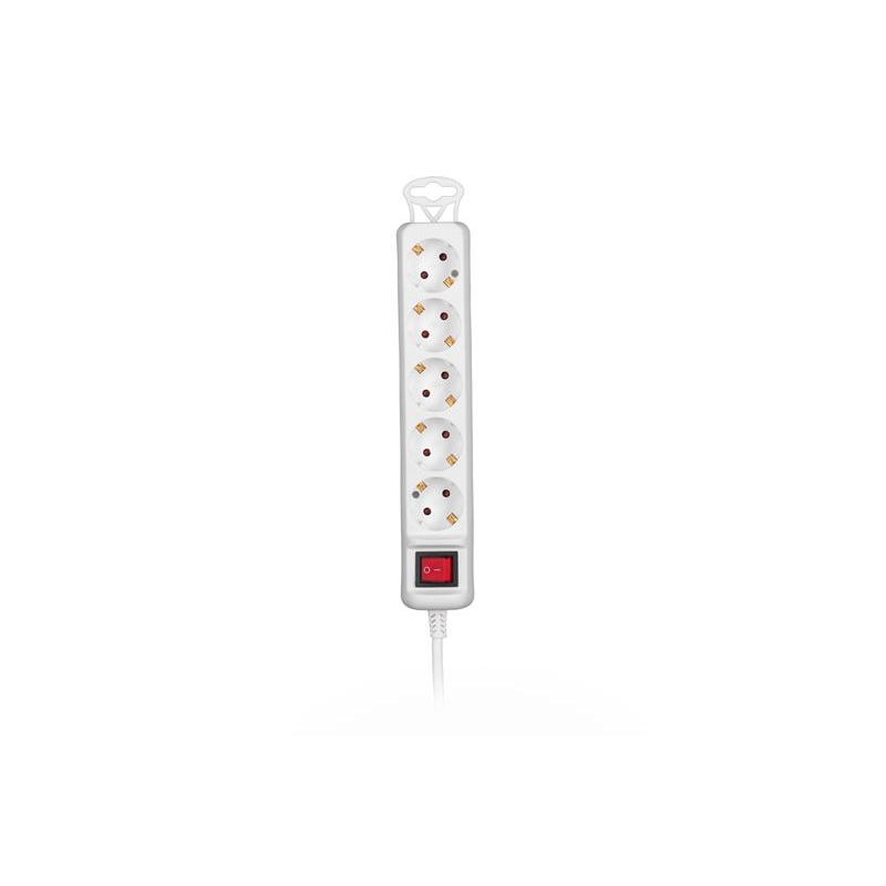 Фільтр живлення 2Е (2E-U05ESM1.5) 5хSchuko, 1.5 м, білий