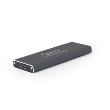 Зовнішня кишеня Gembird для підключення SSD M.2, USB 3.0, алюміній, Black (EE2280-U3C-01)