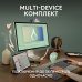 Комплект (клавіатура, миша) бездротовий Logitech Pebble 2 Combo Graphite (920-012239)