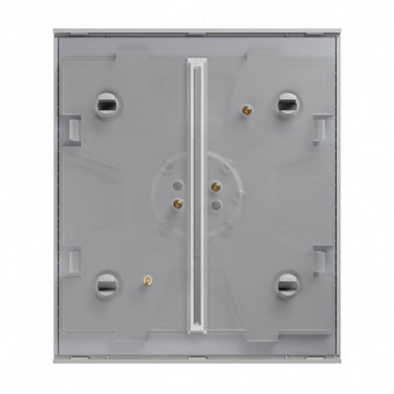 Центральна кнопка Ajax CenterButton (2-gang) Fog