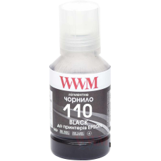 Чорнило WWM Epson M1100/M1120 (Black Pigment) (E110BP) 140г