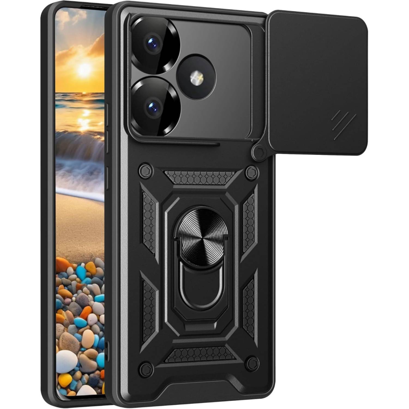 Чохол-накладка BeCover Military для Poco F6 Black (712165)