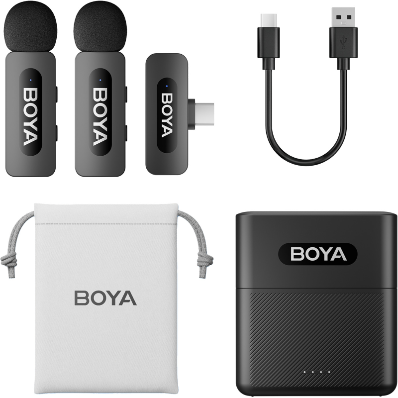 Мікрофон BOYA BY-V30 Type-C Black