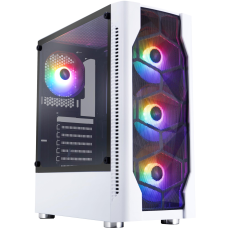 Корпус 1stPlayer D4-WH-4F1-W White без БЖ