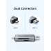 Картрідер Cabletime USB3.0 A + USB Type-C, SD/TF, 5Gbps (CD40G)