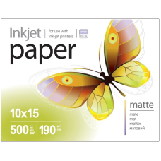 Фотопапiр PrintPro матовий 190г/м2 10x15см 500арк. (PME1905004R)